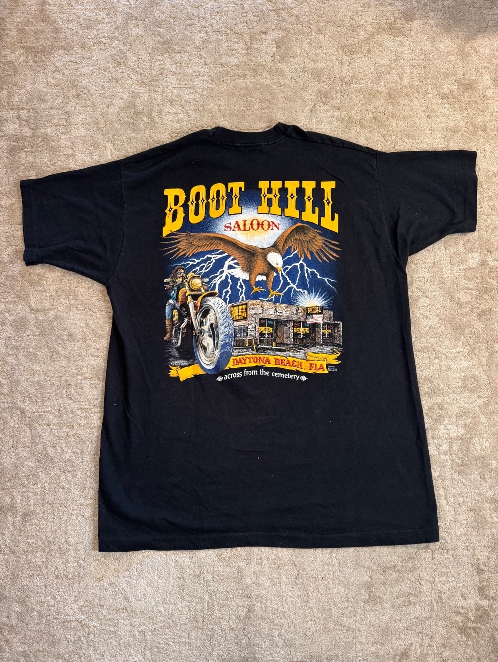 Vintage Boot Hill Saloon Daytona T-Shirt Made in USA